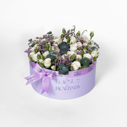 Mixed Flowers Box with Perfume